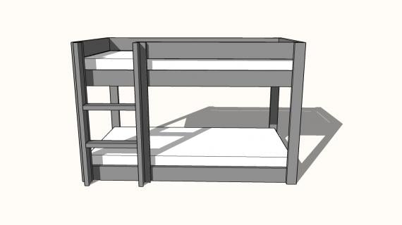 How To Build Simple Bunk Beds Hanaposy 1304